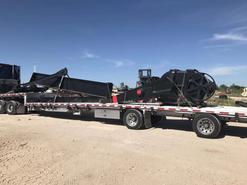 Specialized freight on a DFM trailer