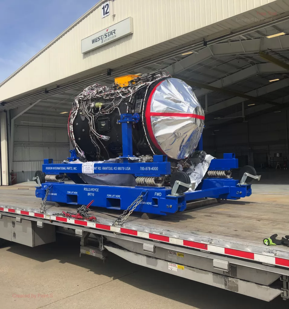 Freight secured on a flatbed trailer for LTL transportation